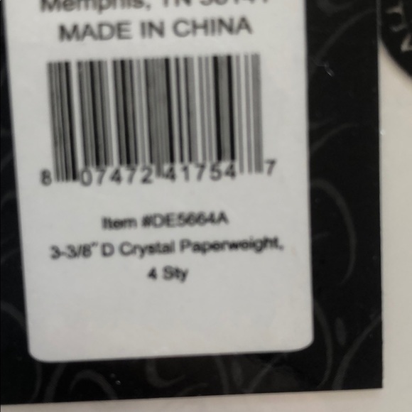 Crystal Paperweight - Picture 3 of 4